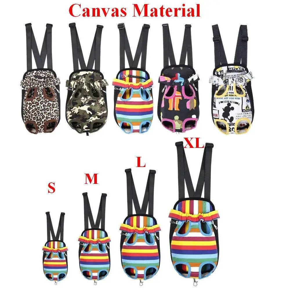 PawVoyage Pet Chest Backpack Mesh Carrier Outdoor Sling