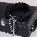 German Shepherd Leather Dog Collar Stylish Adjustable Accessory