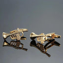Cuff Links Brass Musical Instruments