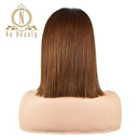 Honey Blonde Ombre Lace Front Bob Wig Luxurious Remy Hair