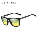 Unisex Retro Polarized Sunglasses with Aluminum TR90 Frame