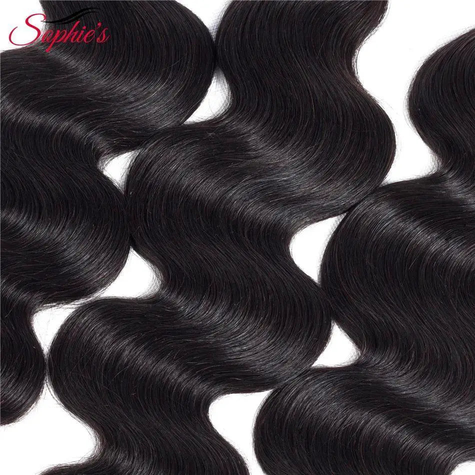 Sophies Body Wave Malaysian Hair Bundle Trio Extensions