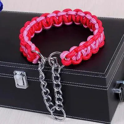 German Shepherd Leather Collar Adjustable Dog Accessory