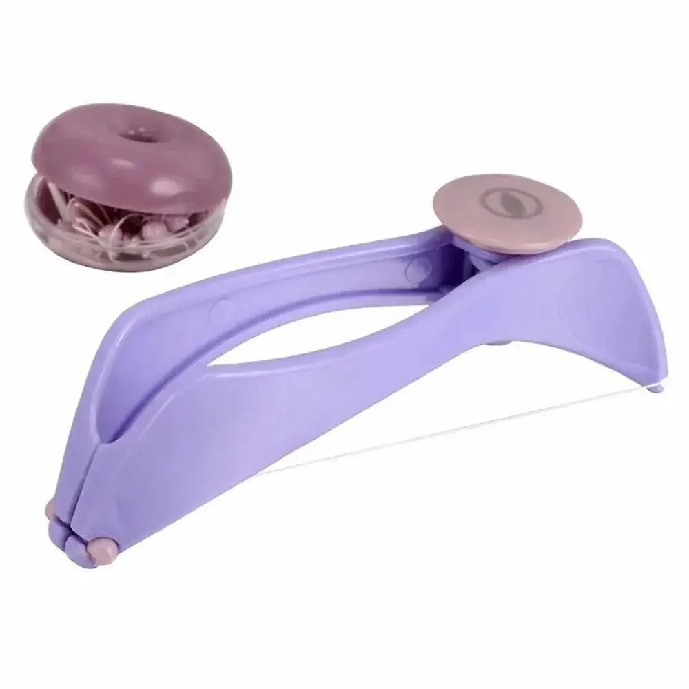 Women Mini Facial Hair Remover Spring Threading Tool