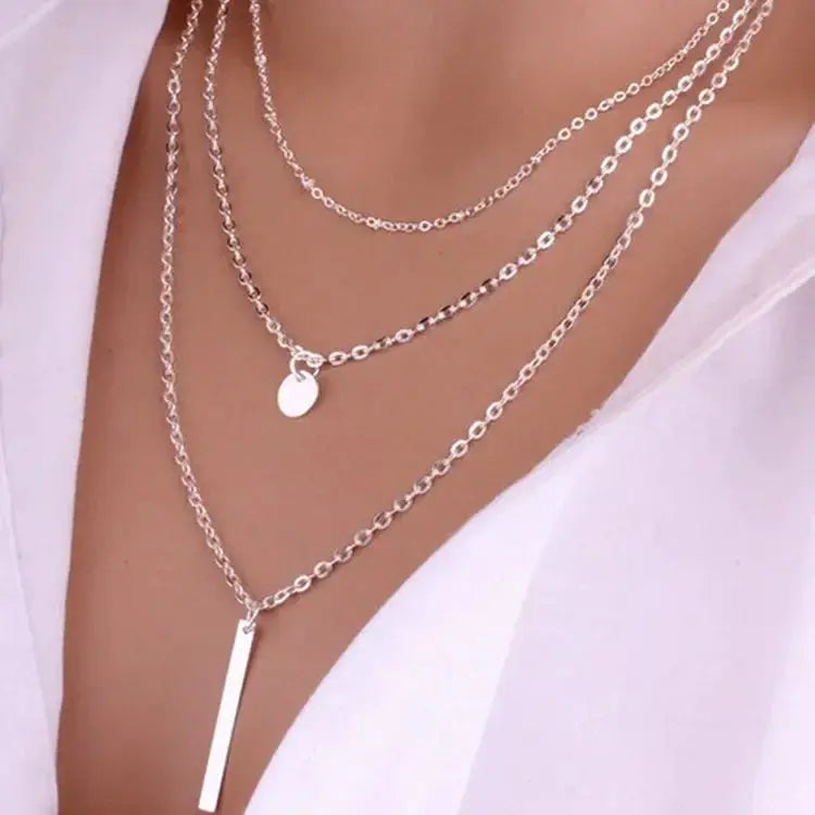 European American Copper Bead Necklace Fashion Jewelry