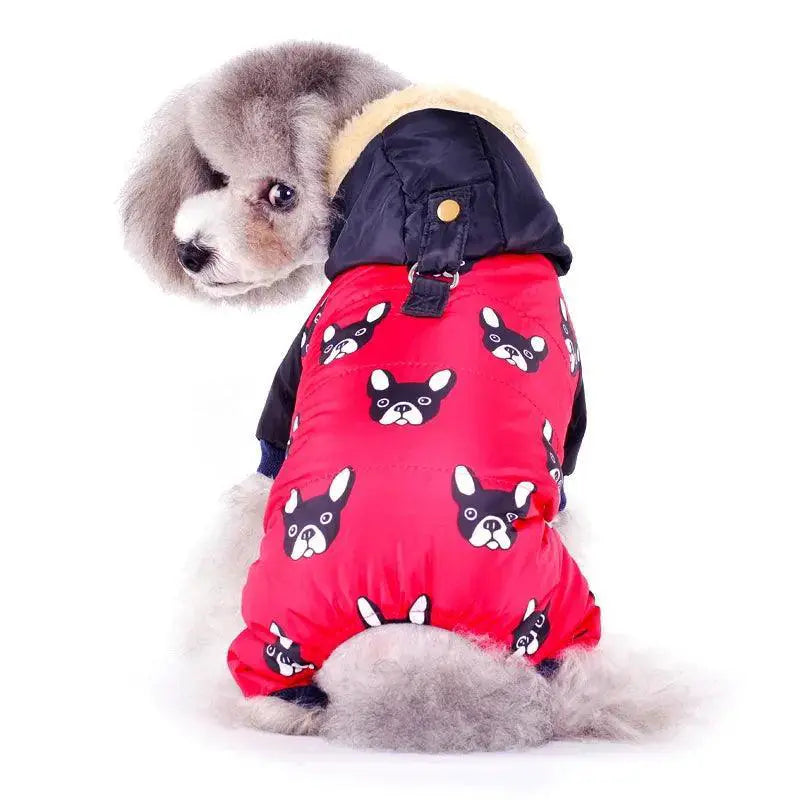 French Bulldog Winter Down Jacket For Small Animals
