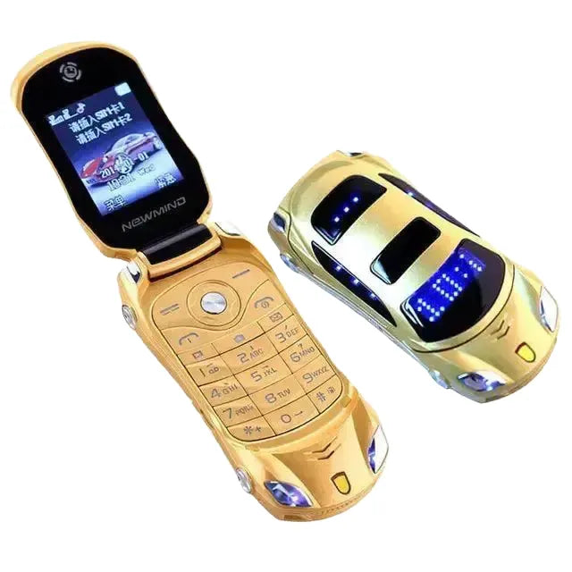 Newmind Unlocked Flip Phone Dual SIM Blue Lantern — product view 1