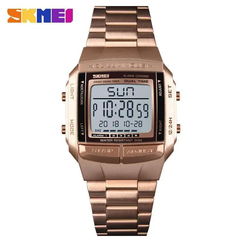 SKMEI Military Digital Sports Watch LED Waterproof Alarm