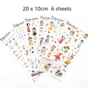 Cute Molang Rabbit Cartoon Sticker Set for Scrapbook Kit