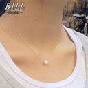 N134  Style Fashion Cheap Imitation Pearl Necklace