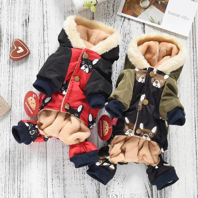 French Bulldog Winter Down Jacket For Small Animals
