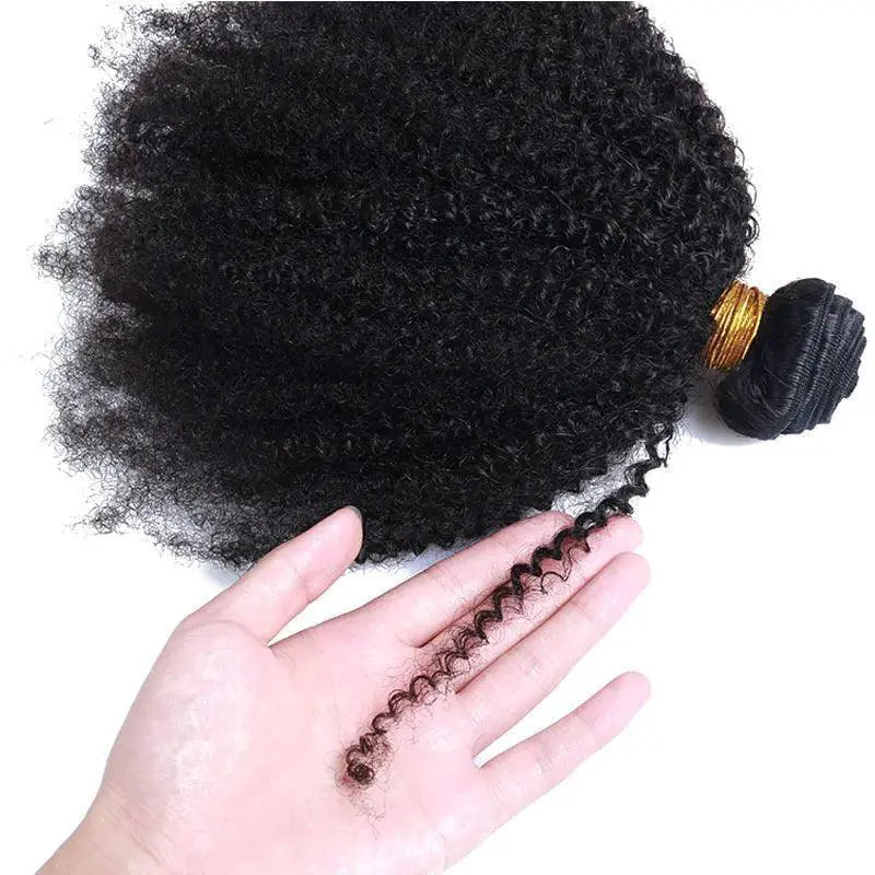 Mongolian Afro Kinky Curly Hair Bundles Premium Tresses