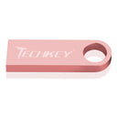 TECHKEY USB Flash Drive Stylish Waterproof Memory Stick Silver