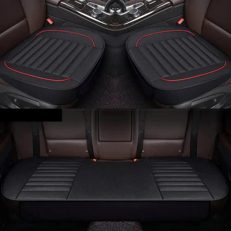 Leather Car Seat Covers Cushion Universal Protector Interior