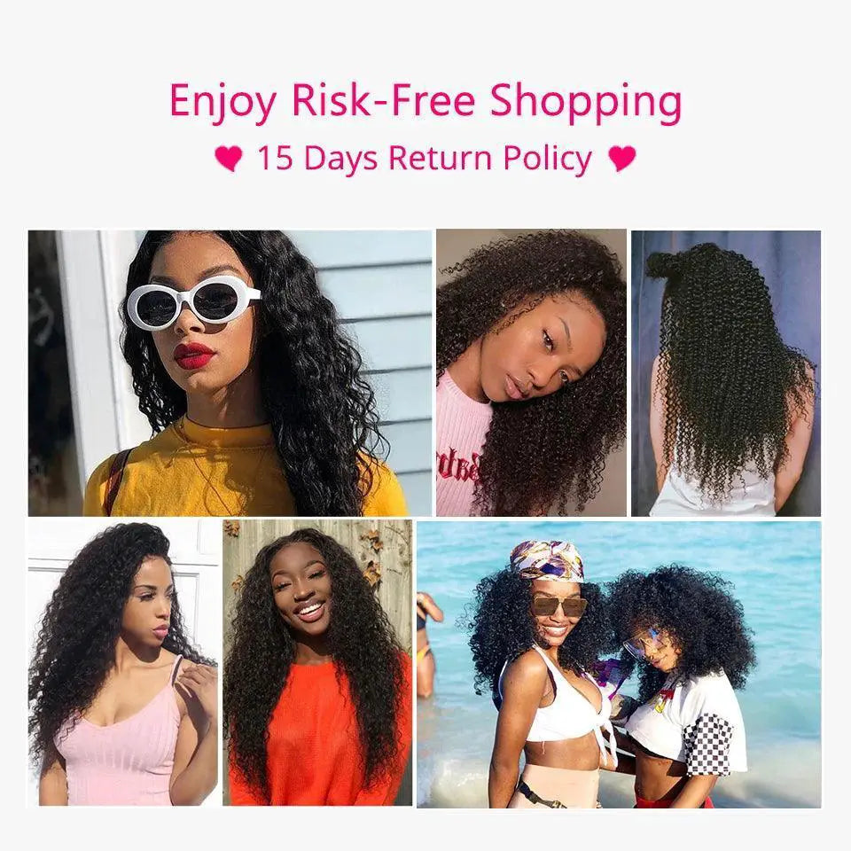 Kinky Curly Remy Hair Bundle Luxe Curls 28 Inch 100 Percent