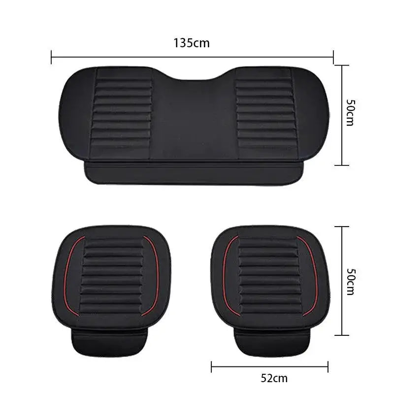 Leather Car Seat Covers Cushion Universal Protector Interior