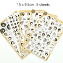 Cute Molang Rabbit Cartoon Sticker Set for Scrapbook Kit