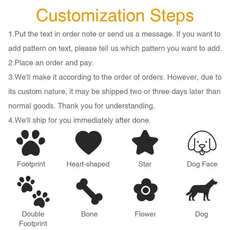 Custom Reflective Dog ID Tag Luminous Safety Labels