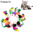 Cute Feather Cat Toys Interactive Training Supplies for Pets