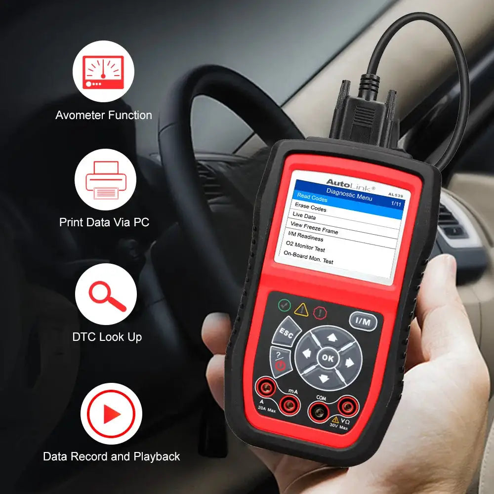 Autel AL539B OBD2 Scanner and Battery Tester — product view 4