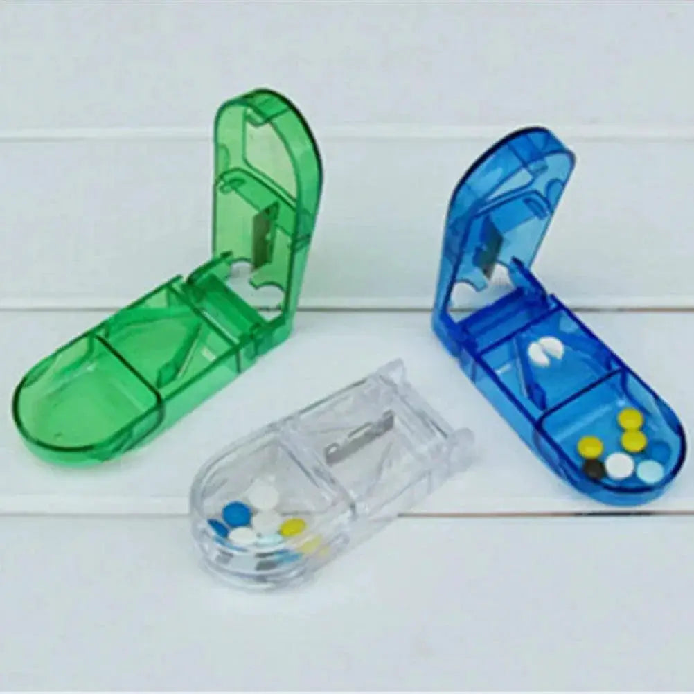 Effortless Pill Cutter and Organizer for Easy Med Management