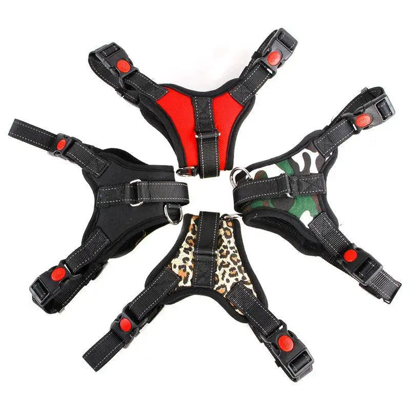Adjustable Reflective Dog Harness for All Dog Sizes