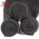 Silky Peruvian Straight Remy Hair Extensions Luxe Style Set