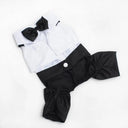 Pet Clothes Puppy Dog Tuxedo Suit Bow Tie Apparel S M L XL XXL