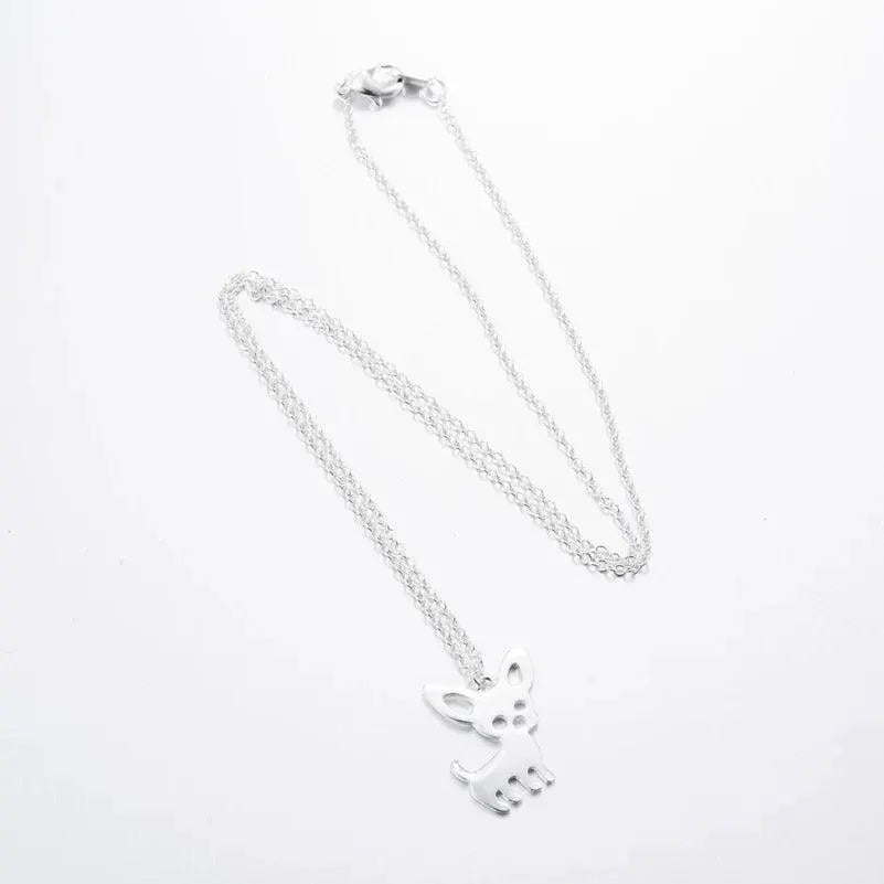 Chihuahua Pet Pendant Necklace Adorable Animal Love Jewelry
