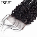 Kinky Curly Lace Closure Premium Human Hair Blend Style
