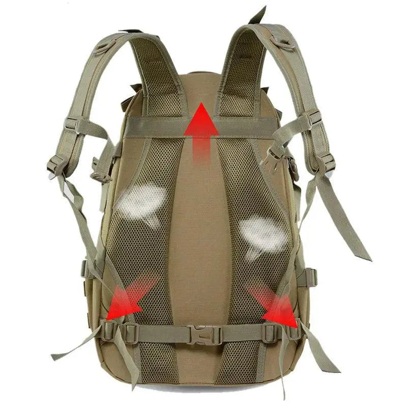 40L Tactical Camping Backpack For Men Waterproof Rucksack