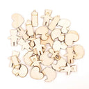 Wooden Animal Shapes 20Pcs Pack For DIY Home Decor Crafts