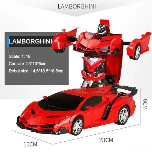 Transforming RC Car Robot Ultimate Drift Toy With Lights