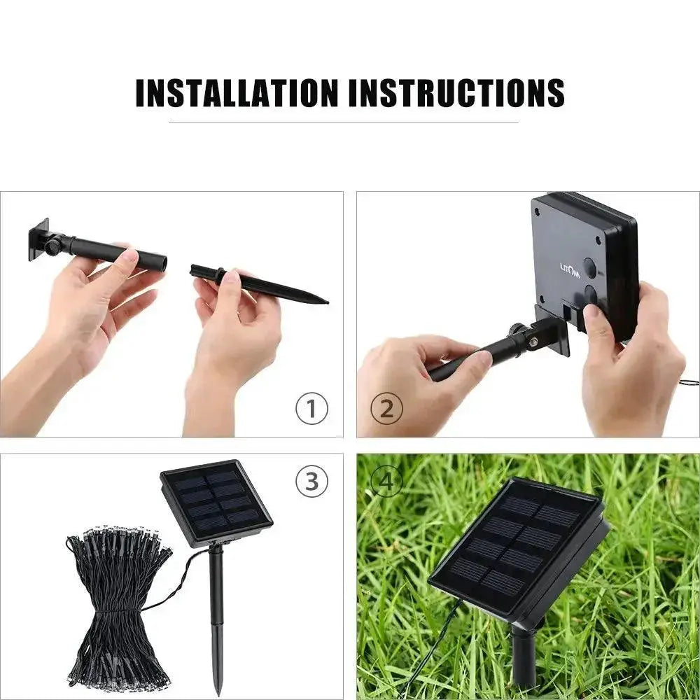 Enchanting Waterproof Solar Fairy Lights For Outdoor Decor