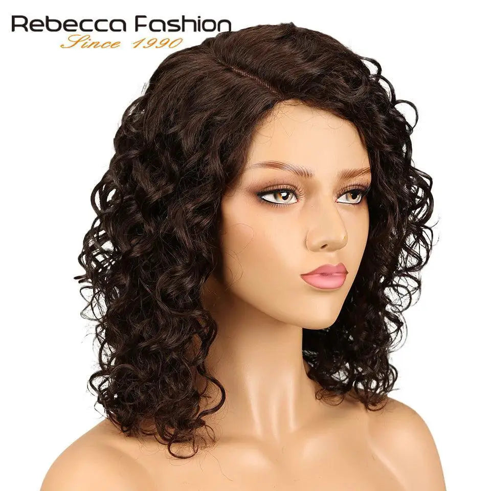 Rebecca Peruvian Sassy Curl Lace Wig Premium Human Hair