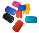 100Pcs Dog ID Tags Customized Engraved Aluminum Plates Bulk