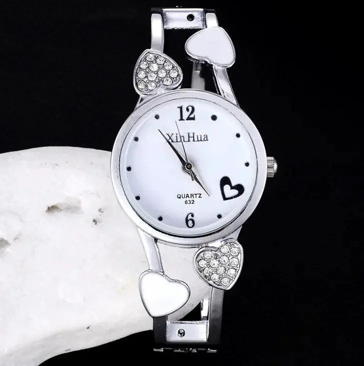 Elegant Rhinestone Bangle Watch For Stylish Women Timepiece