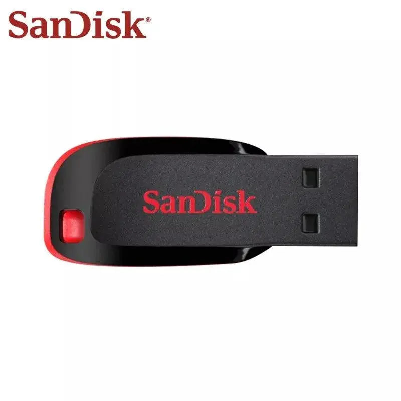 SanDisk Cruzer Blade USB Flash Drive 64GB Compact Portable