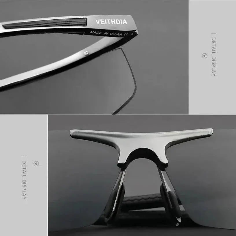 Men's Polarized UV400 Sunglasses VEITHDIA Outdoor Eyewear