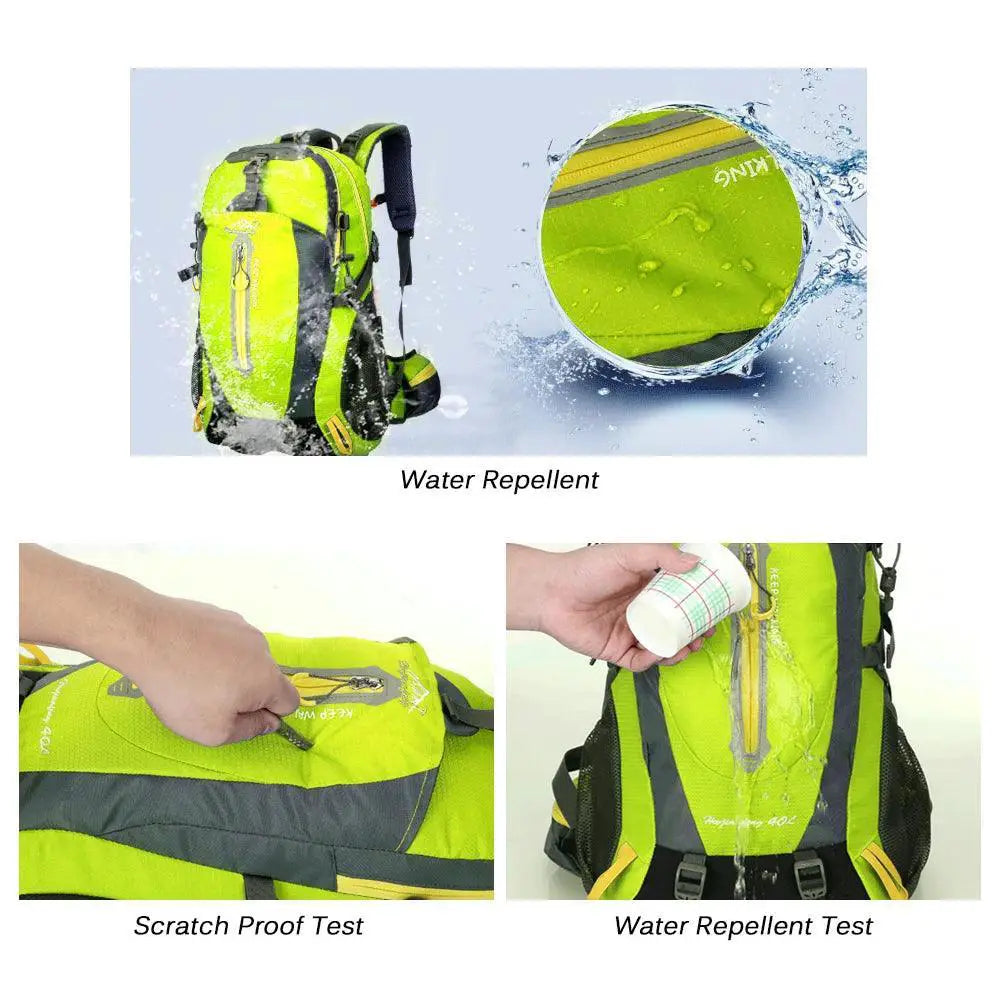 40L Waterproof Hiking Backpack For Men And Women Rucksack