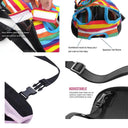 Small Pet Double Shoulder Carrier Travel Backpack Sporty Style