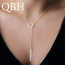 NK547 Punk Women Jewelry Minimalist Dainty Clavicle Necklace
