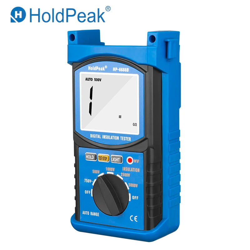 HoldPeak Insulation Resistance Tester Megometer Digital Handheld — product view 2