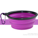 Portable Silicone Dog Bowl: Convenient Travel Feeding Aid