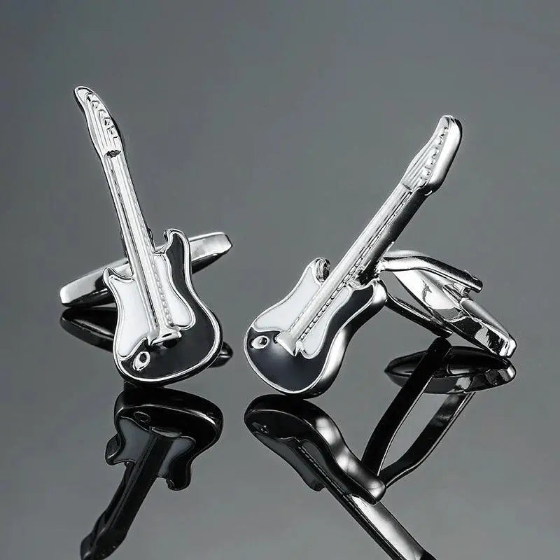 Brass Musical Instrument Cufflinks For Formal Occasions