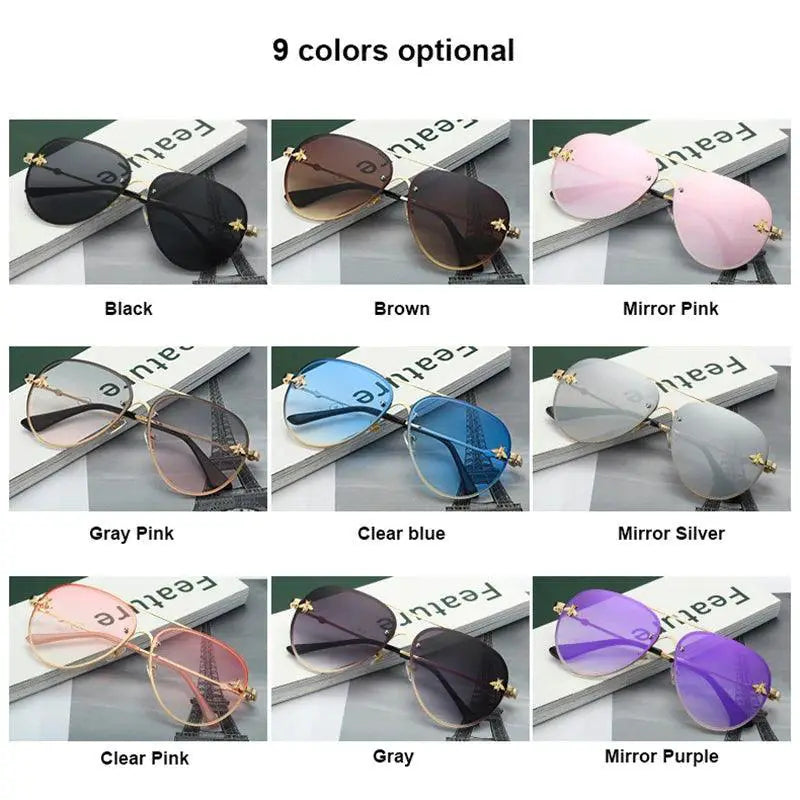 TOYEARN Vintage Pilot Sunglasses For Men And Women Classic