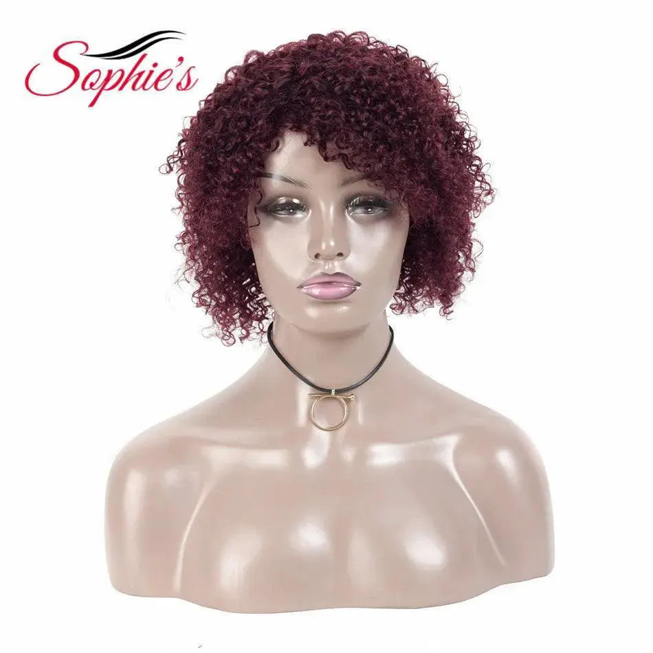 Sophies Brazilian Jerry Curl Wigs For Chic Style Line