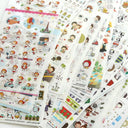 Cute Molang Rabbit Cartoon Sticker Set for Scrapbook Kit