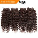 Luxurious Brazilian Curly Hair Bundle Color 4 Extensions