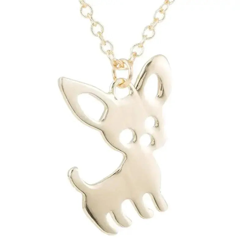 Chihuahua Pet Pendant Necklace Adorable Animal Love Jewelry
